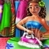 Exotic Girl Washing Clothes
